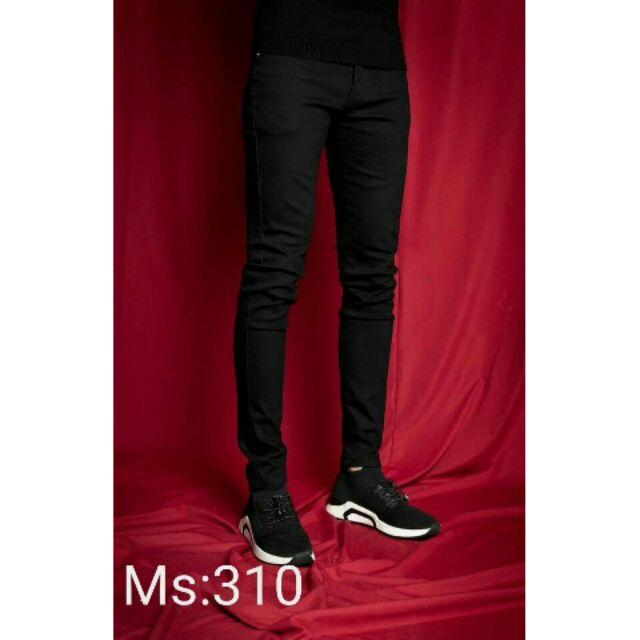 [HCM][CÓ SIZE ĐẠI 28-37 ] QUẦN JEAN NAM ĐEN TRƠN VẢI ĐẸP CAO CẤP ĐƠN GIÃN MẠNH MẼ QUẦN JEAN CO GIÃN QUẦN ỐNG CÔN DÁNG ÔM BODY SẢN PHẨM ĐẸP CHẤT LƯỢNG CAO