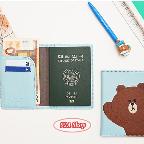 VỎ HỘ CHIẾU PASSPORT HOẠT HÌNH GẤU THỎ GÀ