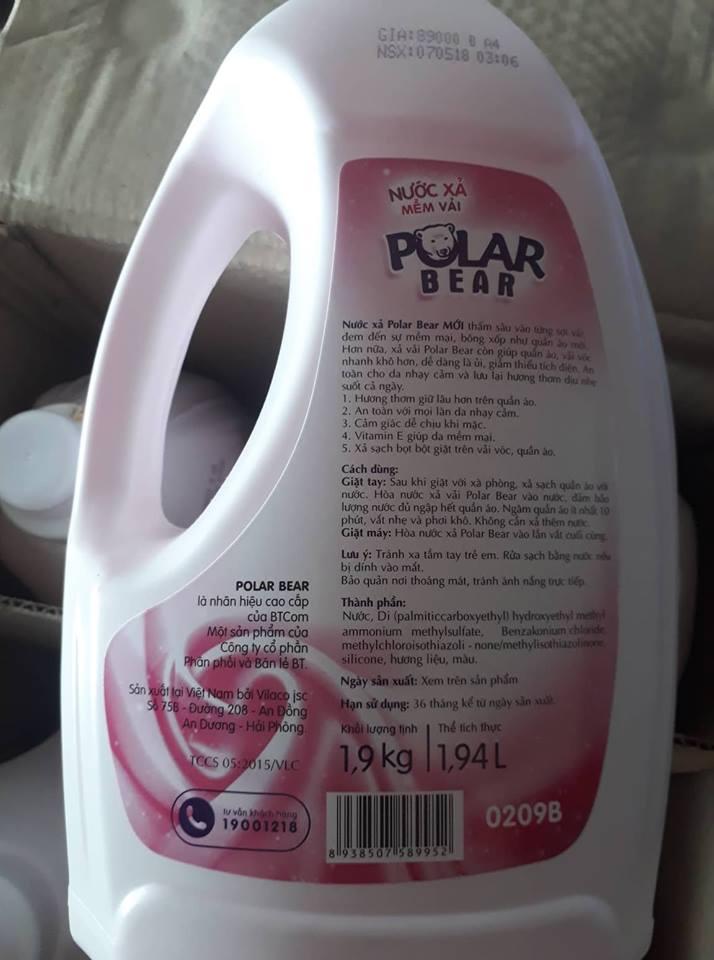 COMBO 6 CHAI NƯỚC XẢ VẢI POLAR BEAR