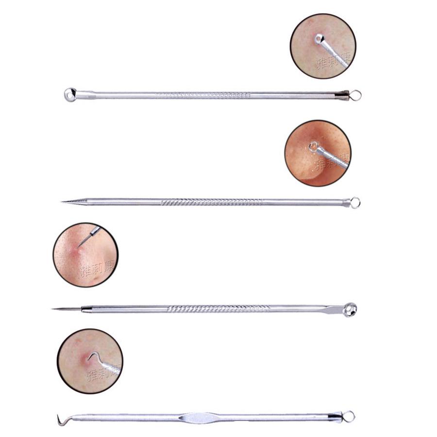 Bộ 4 Que Nặn Mụn Trứng Cá, Mụn Đầu Đen Chăm Sóc Cá Nhân (Full Box)