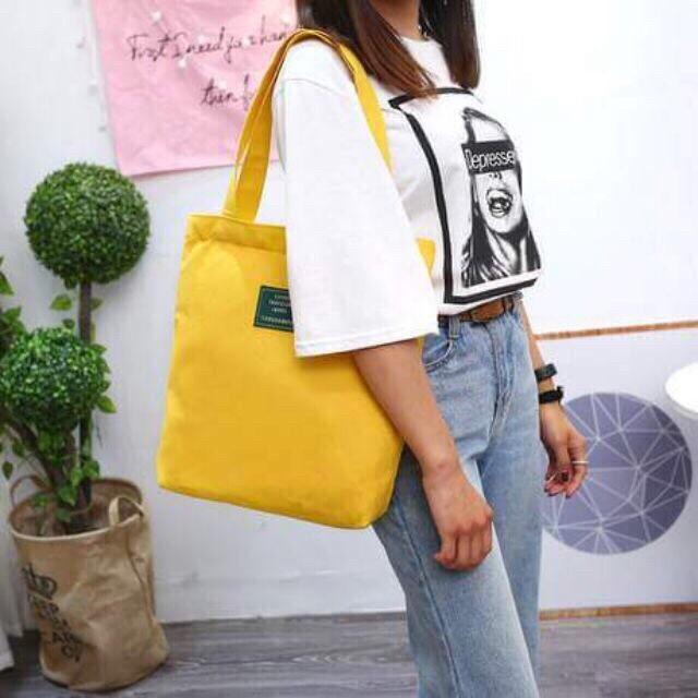 Túi tote vải Living đeo vai