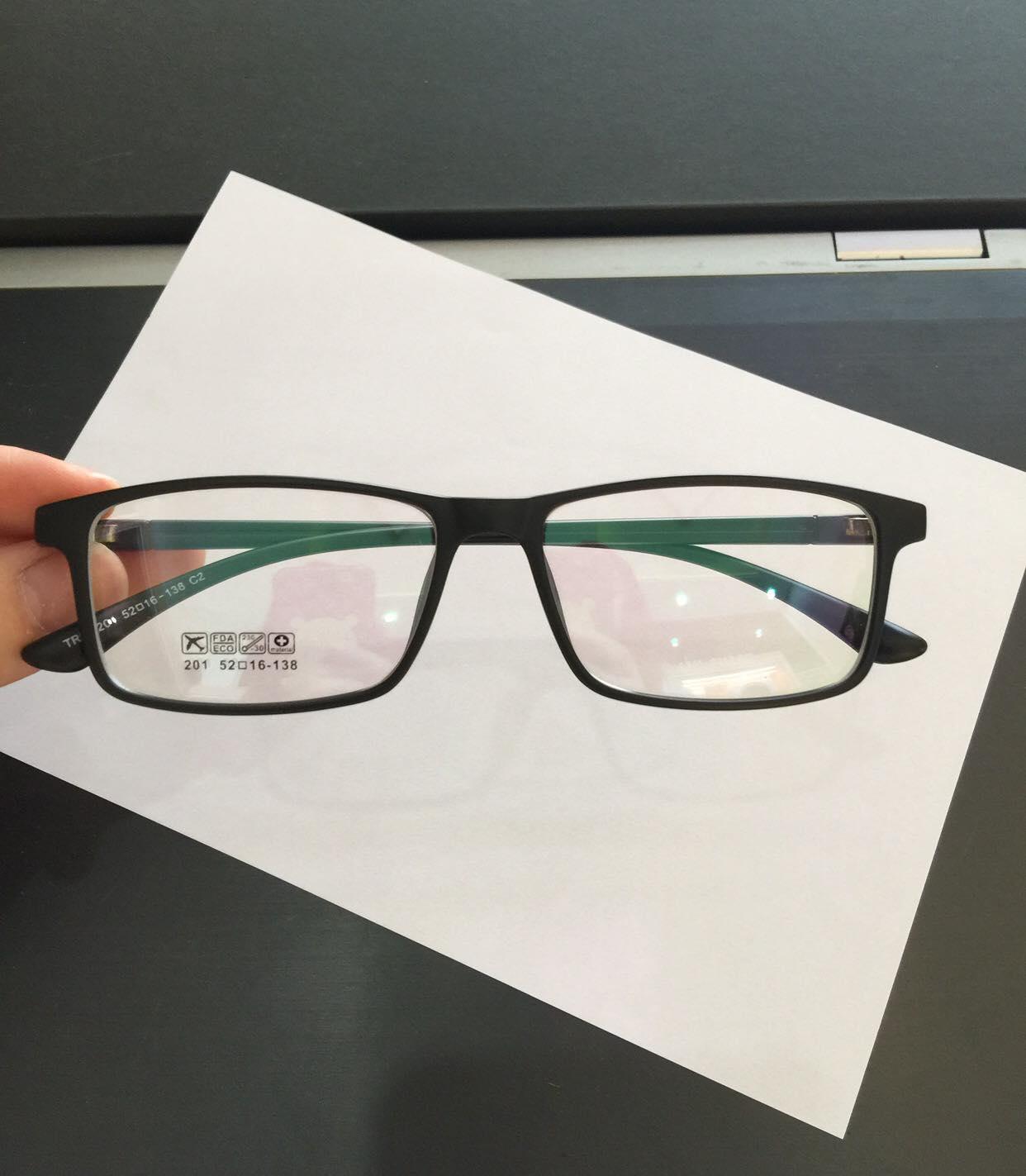 Kính Mắt vuông gọng siêu dẻo Hàn Quốc (ĐEN)