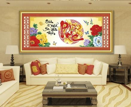 Tranh thêu chữ thập chữ phúc-dlh-222969-ngọc thịnh