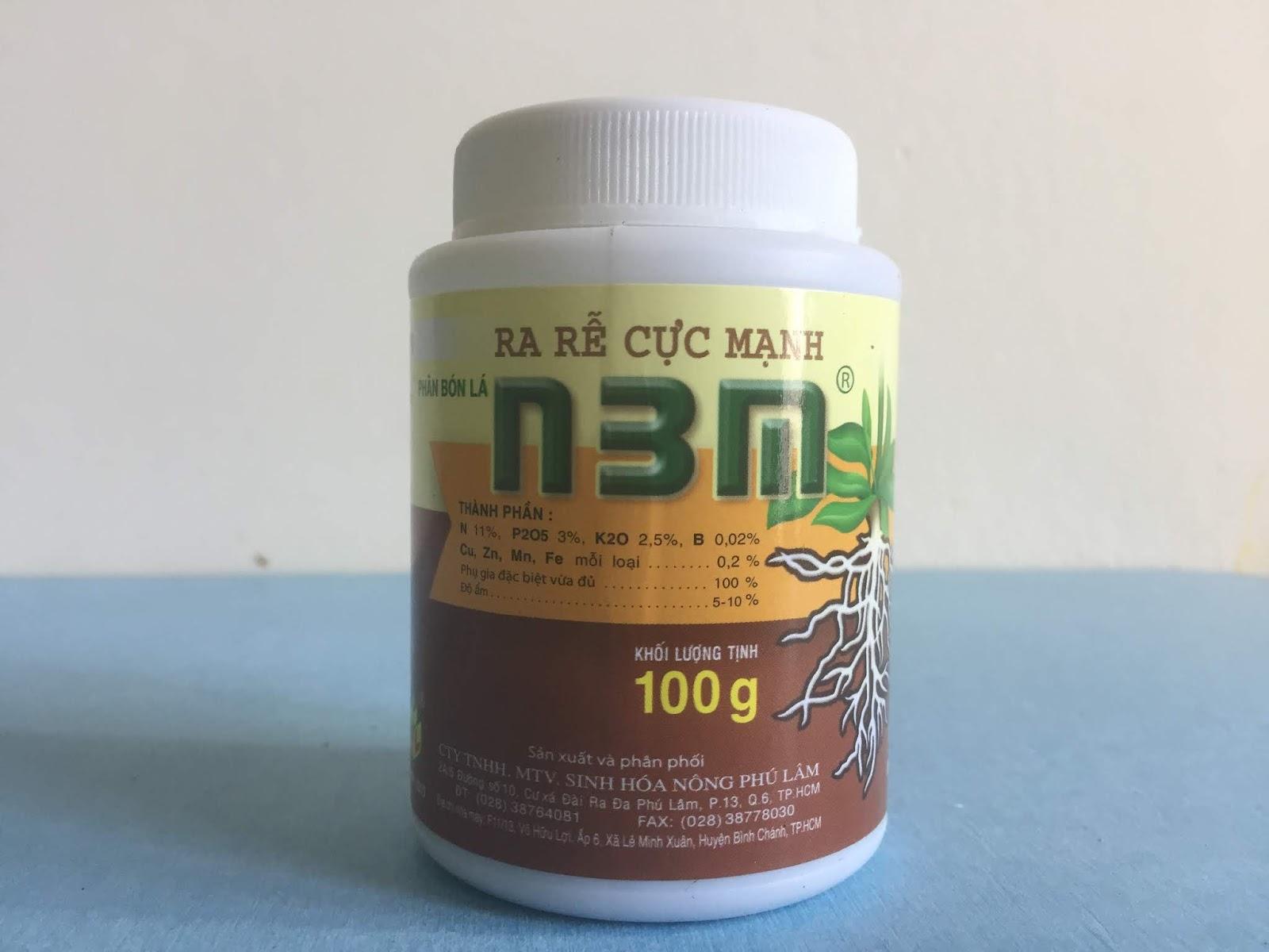 Phân bón lá - ra rễ cực mạnh n3m