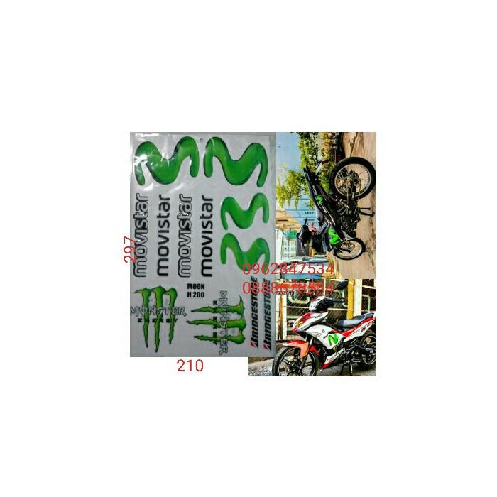 Tem nổi Mobistar và monster