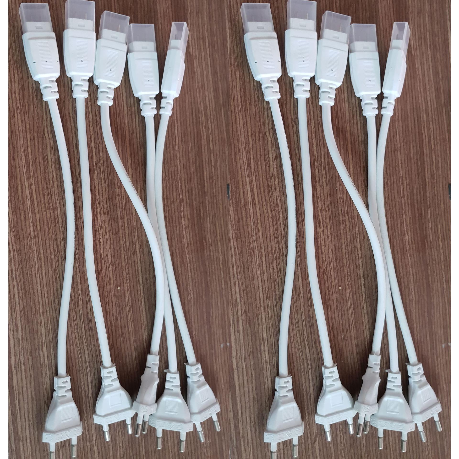 Bộ 10 đầu nối dây nguồn đèn led dây