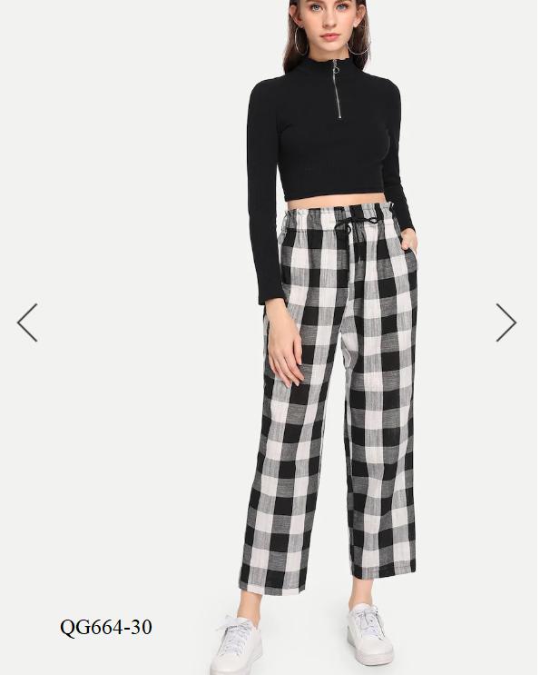 QUẦN CARO LƯNG THUN - SIZE S-6XL