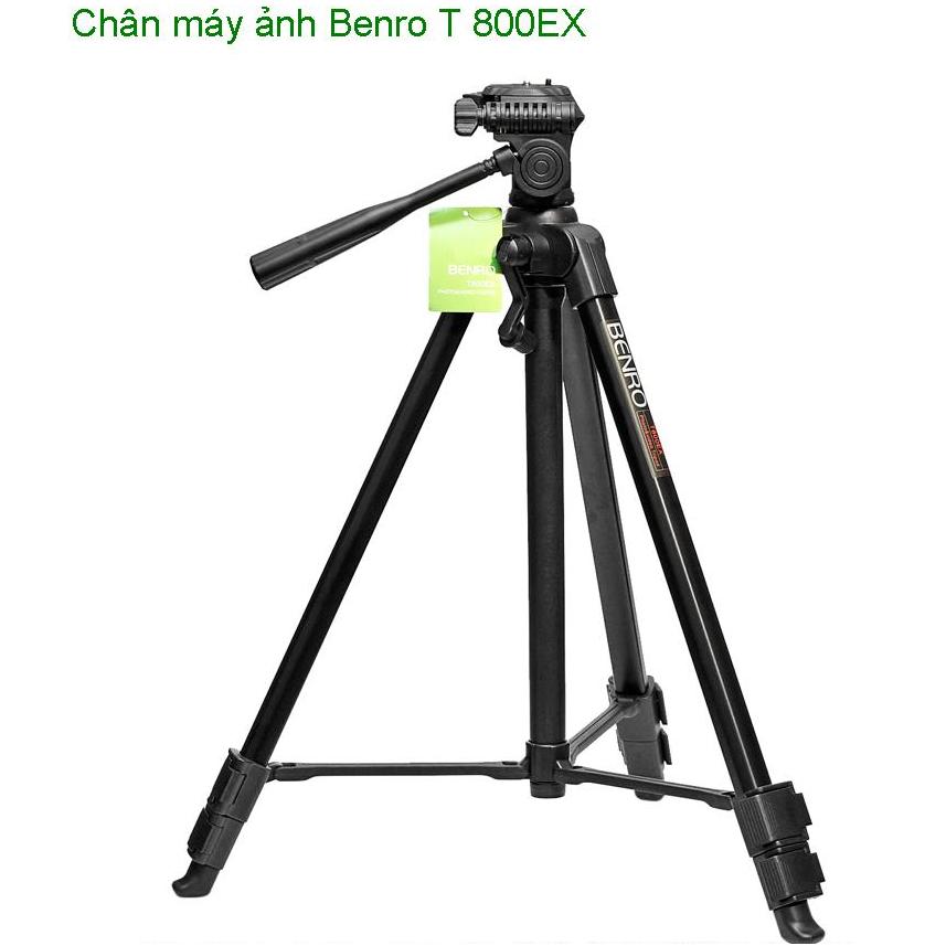 Chân máy ảnh Benro T800EX + Da cừu lau len (Da thật)