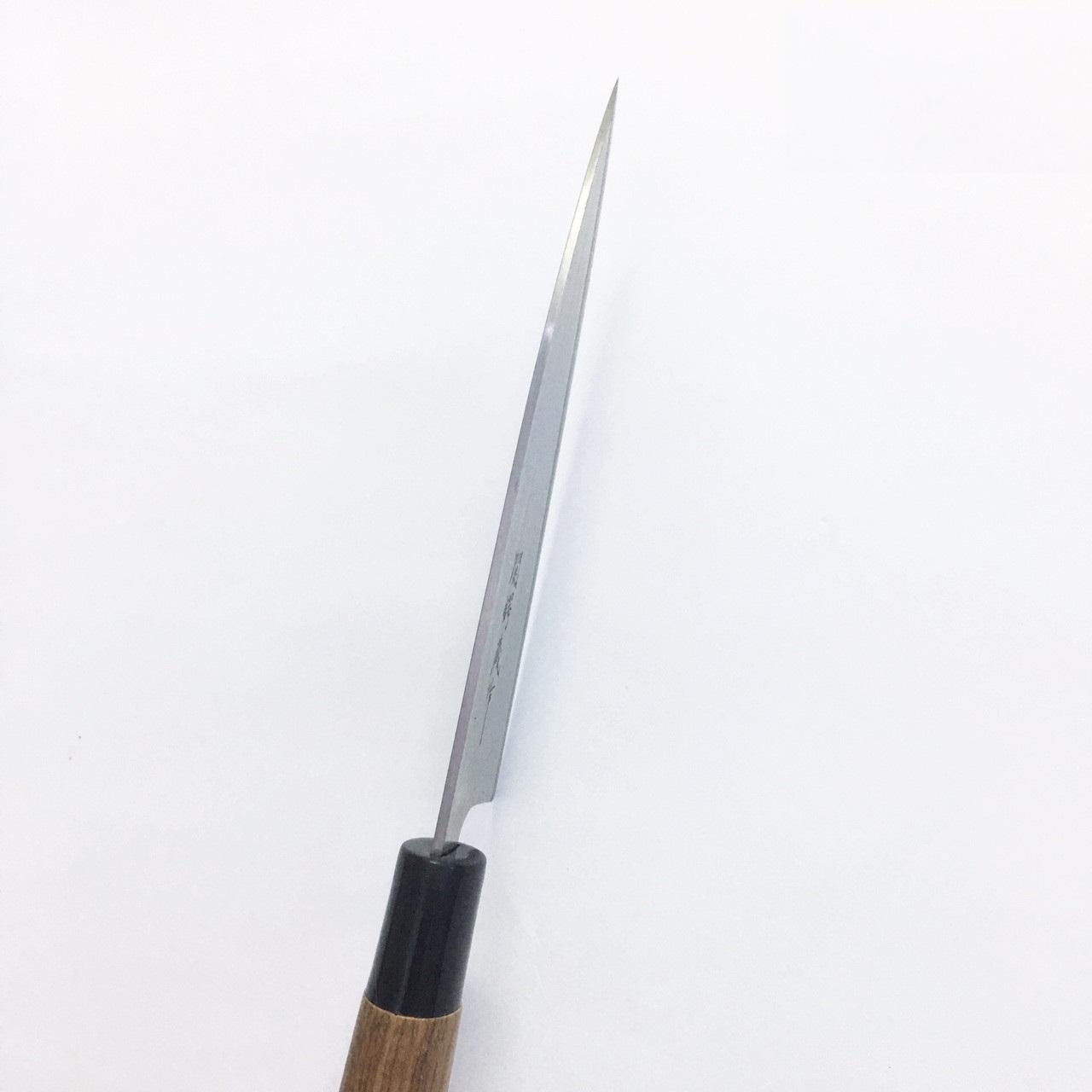 Dao Nhật làm Bếp cán gỗ nâu lưỡi dài 17cm QS-10