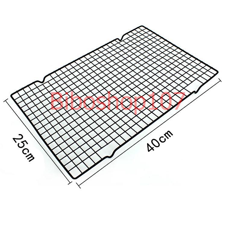 Kệ rack lưới phơi bánh 1 tầng (KT: 25 x 40cm)