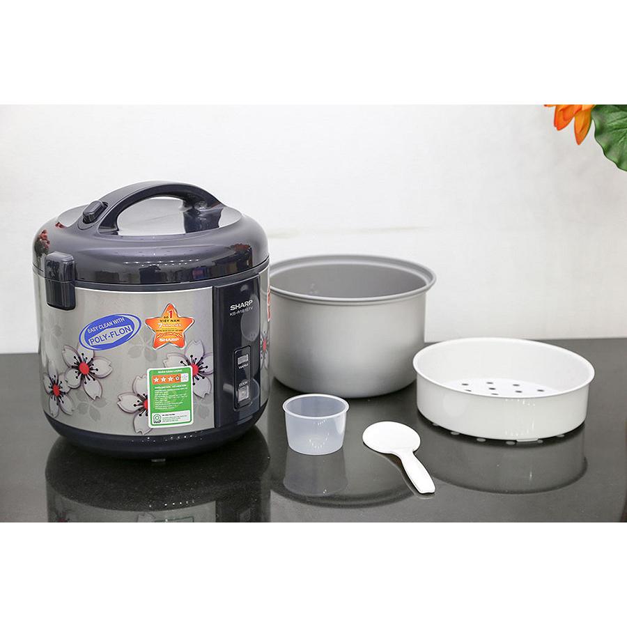 Nồi cơm điện nắp gài Sharp KS-NR181STV 1.8 lít (giao màu ngẫu nhiên)