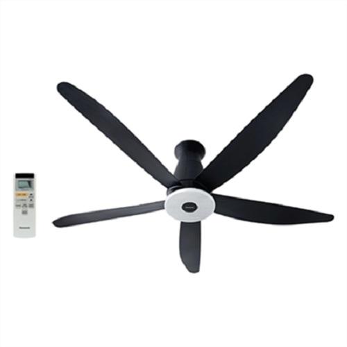 [HCM][Trả góp 0%]QUẠT TRẦN 5 CÁNH MÀU ĐEN F60XDN
