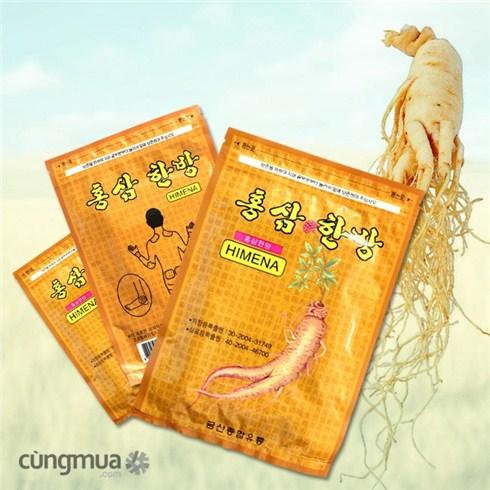 Miếng dán hồng sâm Hàn Quốc giảm nhức mỏi