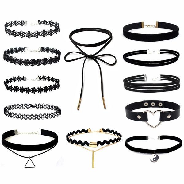 Bộ vòng choker 12 cái