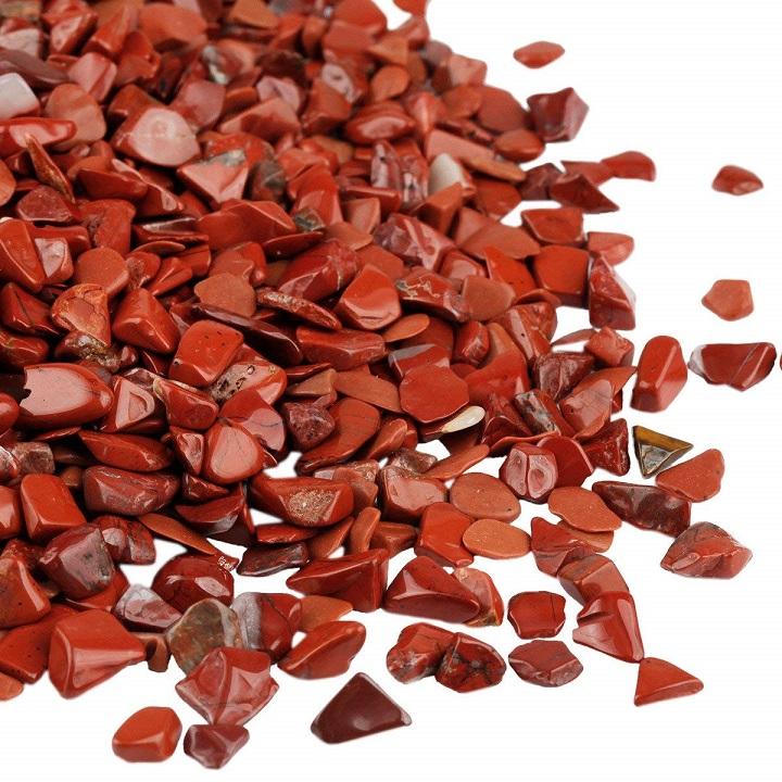 Đá thạch anh tự nhiên màu đỏ 500g [Đá 100%]