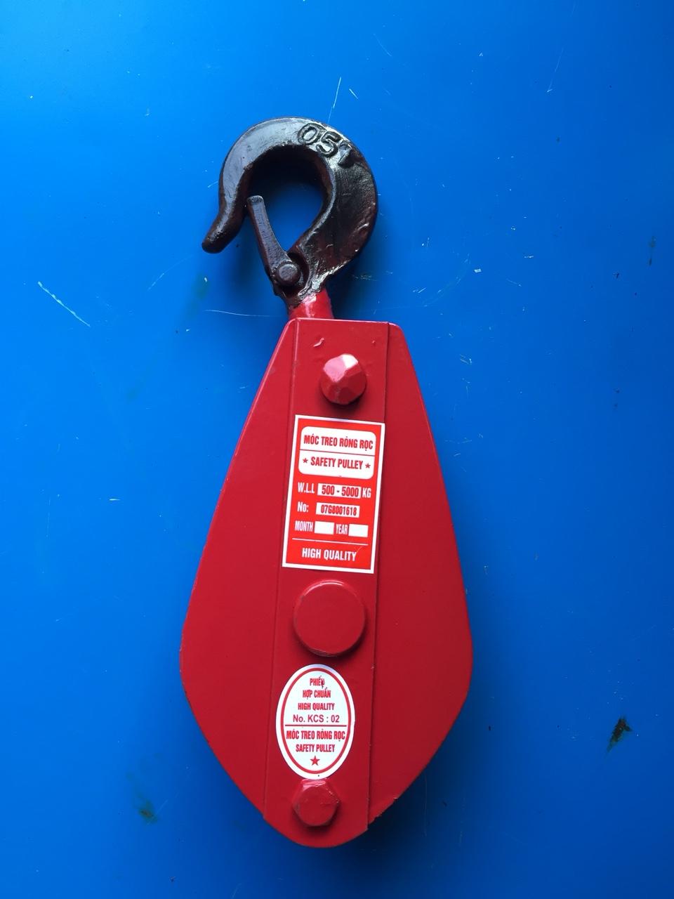 Ròng rọc 5 tạ. ròng rọc kéo hàng, ròng rọc 5 tạ treo hàng, puly treo cáp