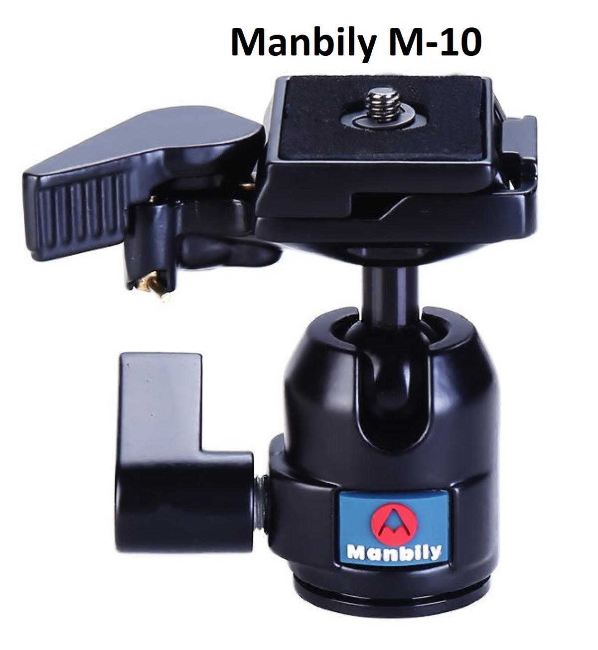 Đầu Ballhead Manbily M-10 + Remote cho máy ảnh