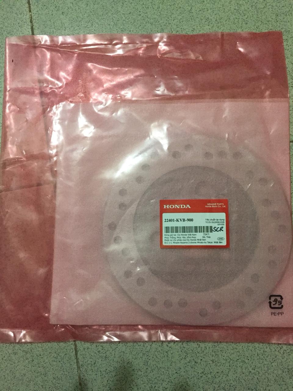 Đĩa thắng xe SCR Lead 3 lỗ Hàng Tốt