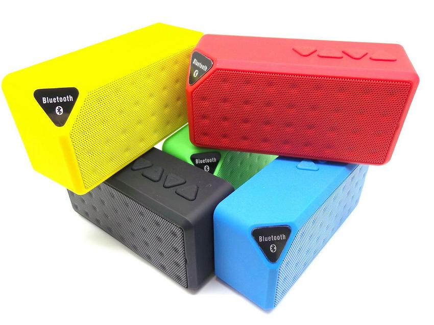 (Video mở hộp) Loa Bluetooth Wireless Speaker X3 (đỏ)- Hàng nhập khẩu