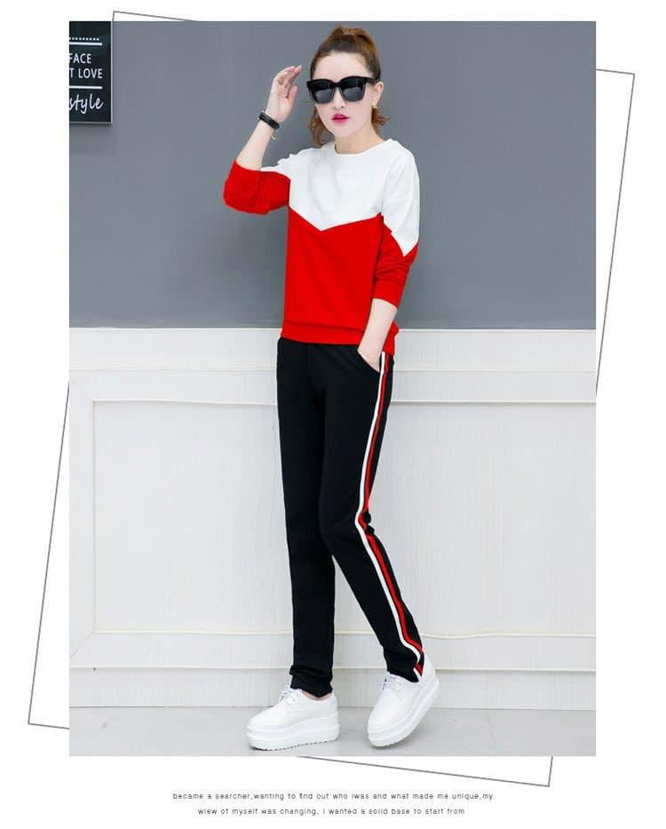 Giá sỉ Bộ đồ thể thao thu đông phối màu cao cấp