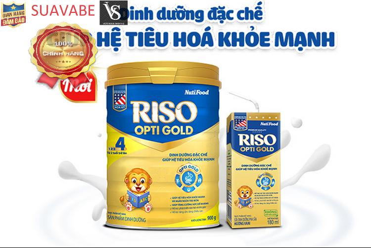 Một thùng Sữa bột pha sẵn RISO OPTIGOLD 180ml x 48(1 tuổi trở lên)