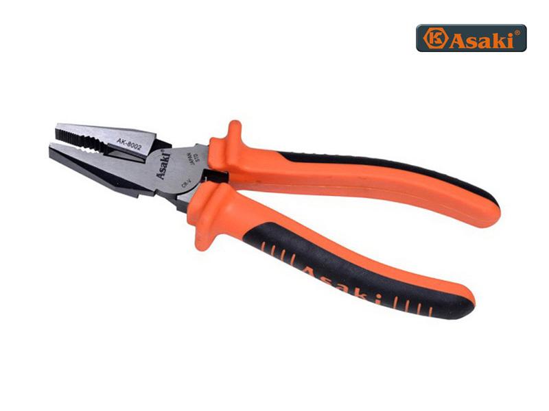 Kìm điện cách điện Asaki AK-8002 (dài 215mm - 8.5inch)