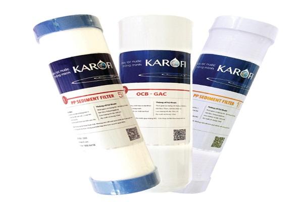 COMBO Bộ 3 Quả Lọc Nước RO KAROFI 1.2.3