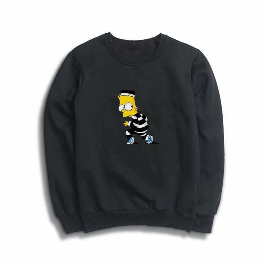 [HCM]Áo Sweater Nam Nữ Hot  Big Size  100kg Vải Nỉ Bông Dày Mịn Cao Cấp _ SW010 94