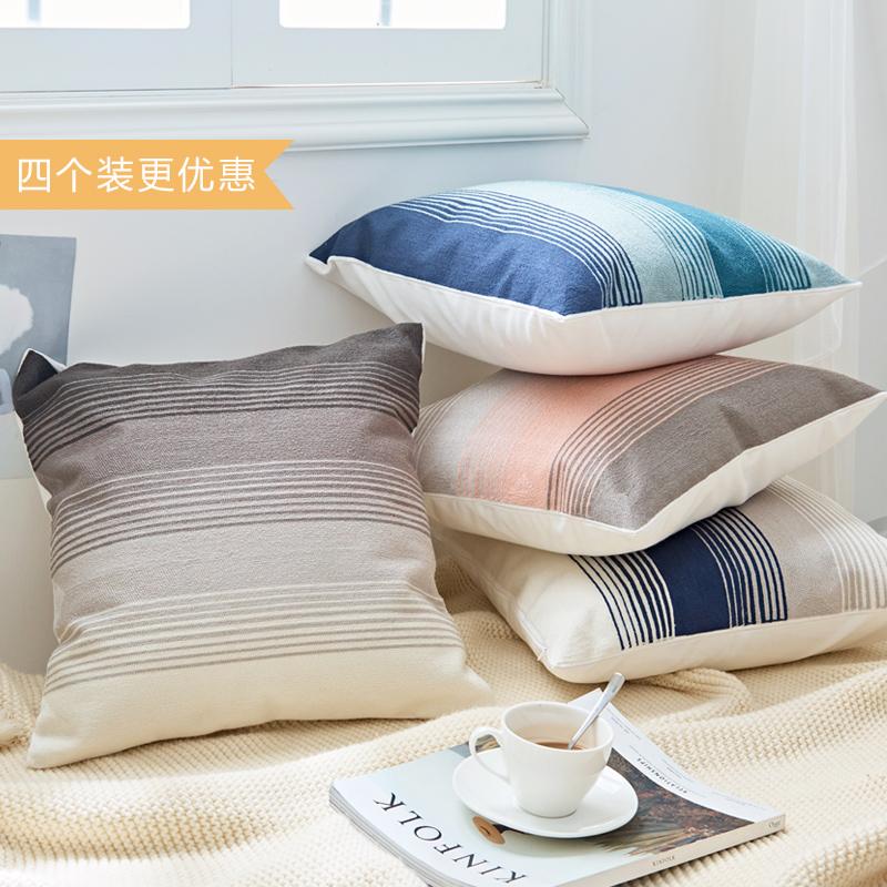 Phong Cách Bắc Âu 100% Cotton Dòng Gối Ôm Cửa Sổ Lồi