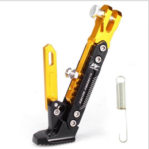 Chân chống xe máy Racing CNC màu xanh