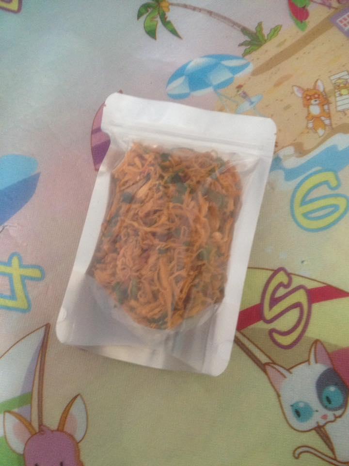 (Giảm 20K Ship Đơn 49K) 100 gram khô gà lá chanh