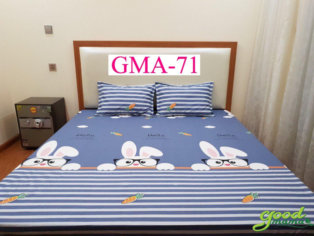 Ga chống thấm 100% cotton Goodmama 1m8x2mx20cm (không có vỏ gối)