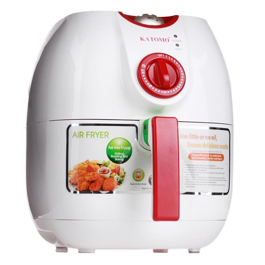 Nồi chiên chân không Katomo KA-656 (Trắng phối hồng)