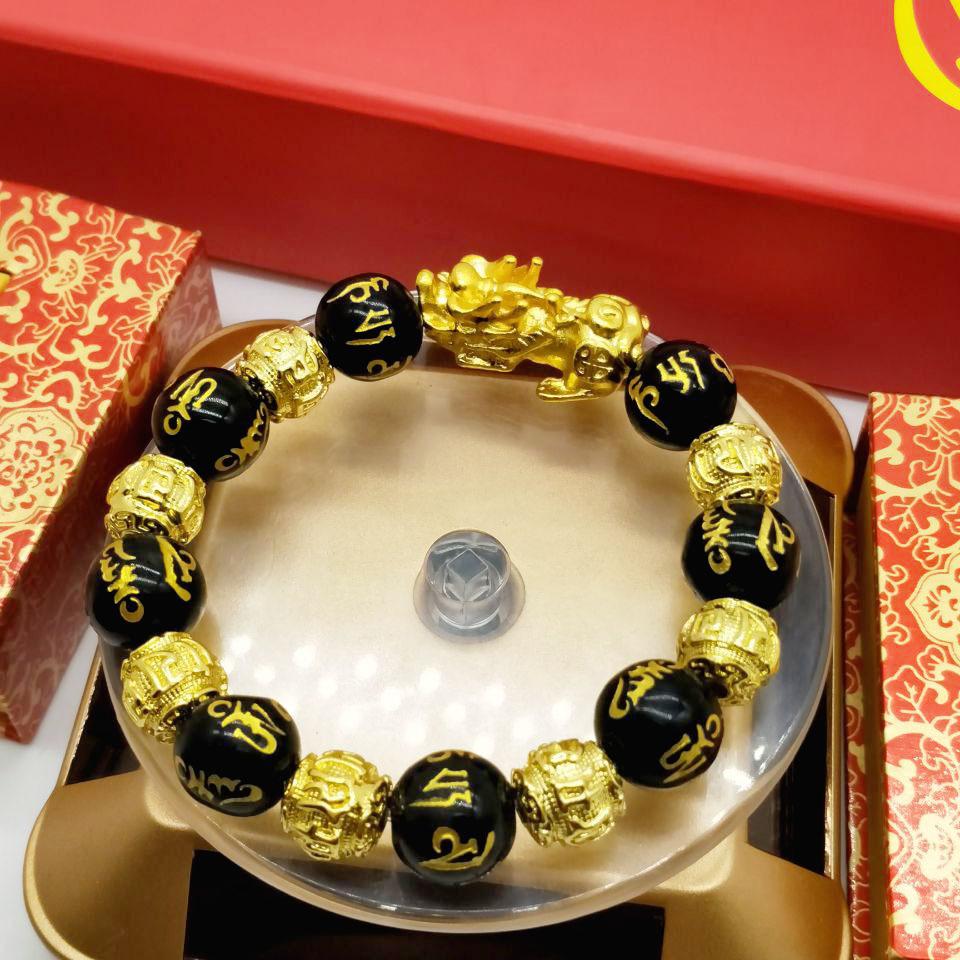 Vòng đeo tay phong thủy ngọc tỳ hưu đá