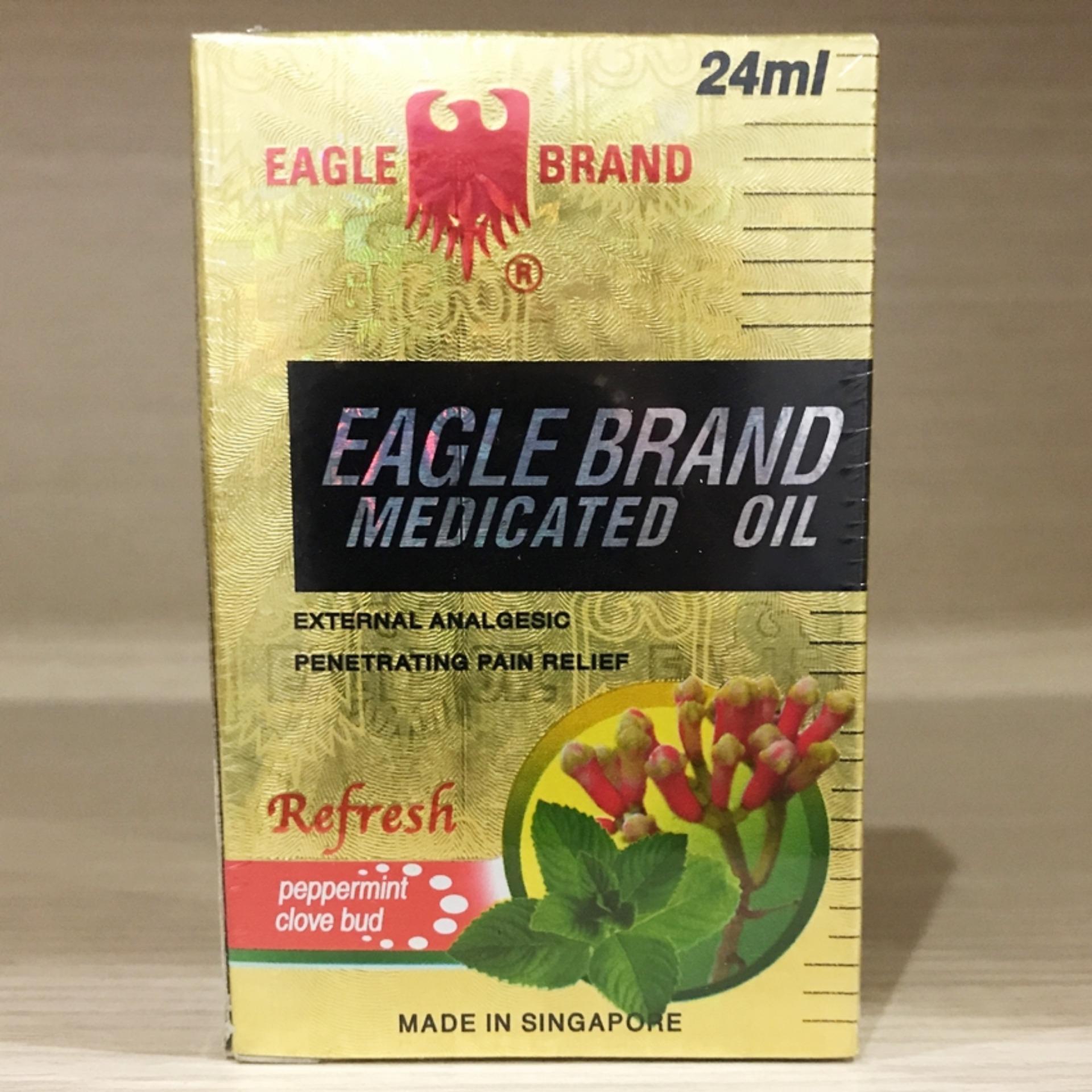 Dầu Gió  Eagle Brand Con Ó 24ml (Vàng-Đinh Hương)