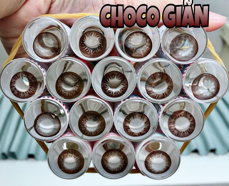 lens màu chocco khôn độ