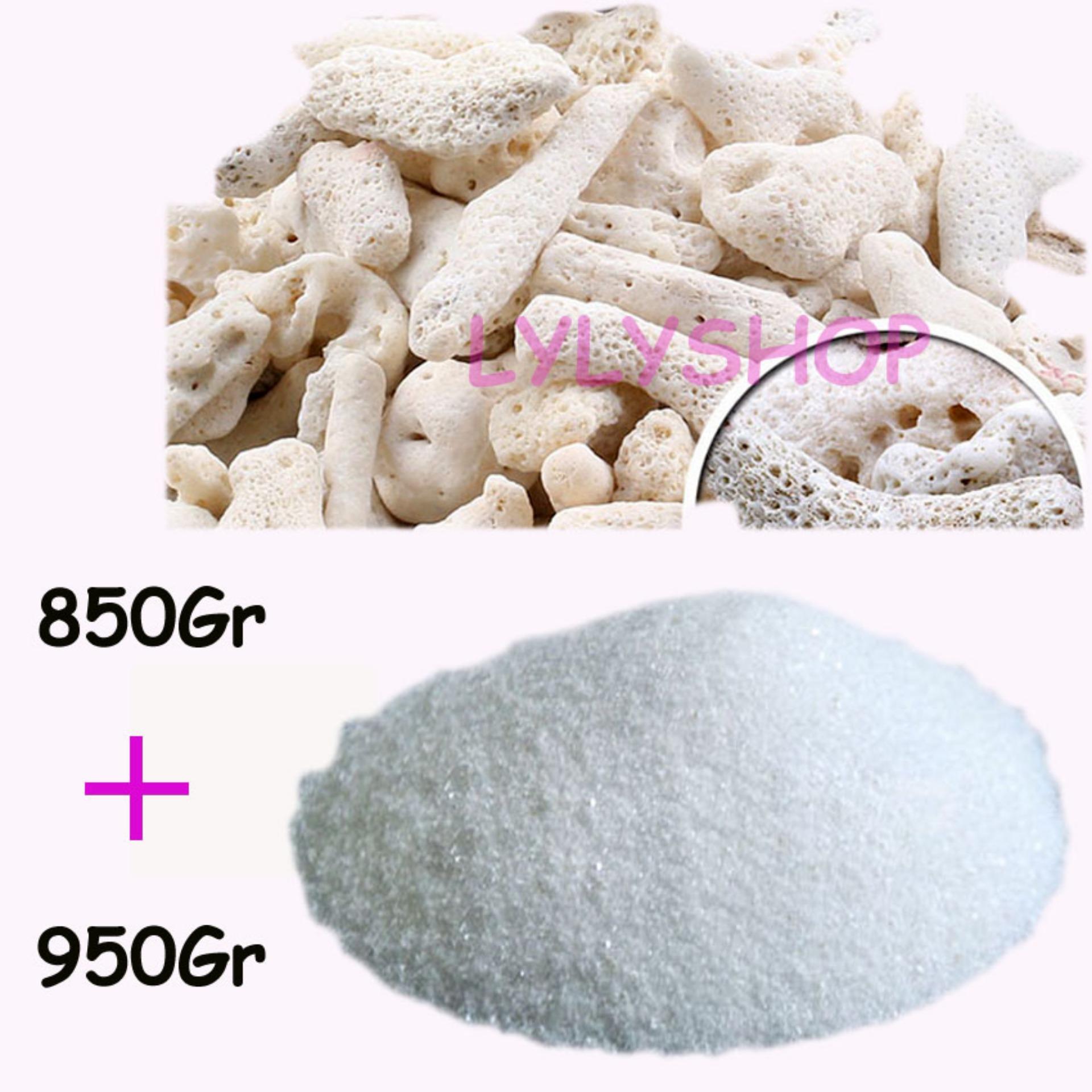 CAT THACH ANH COMBO (950GR) + SANITATION (850GR) filter material, decorate the aquarium