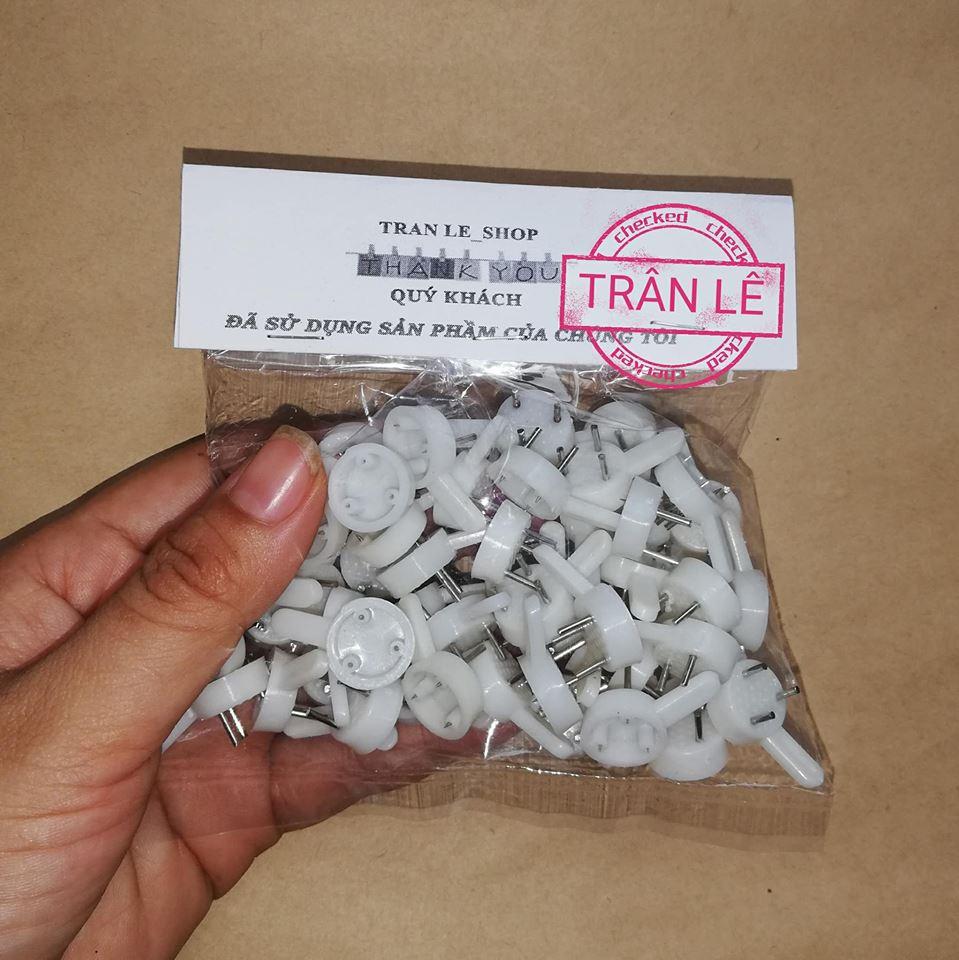 bộ 50 đinh 3 chân đóng tường