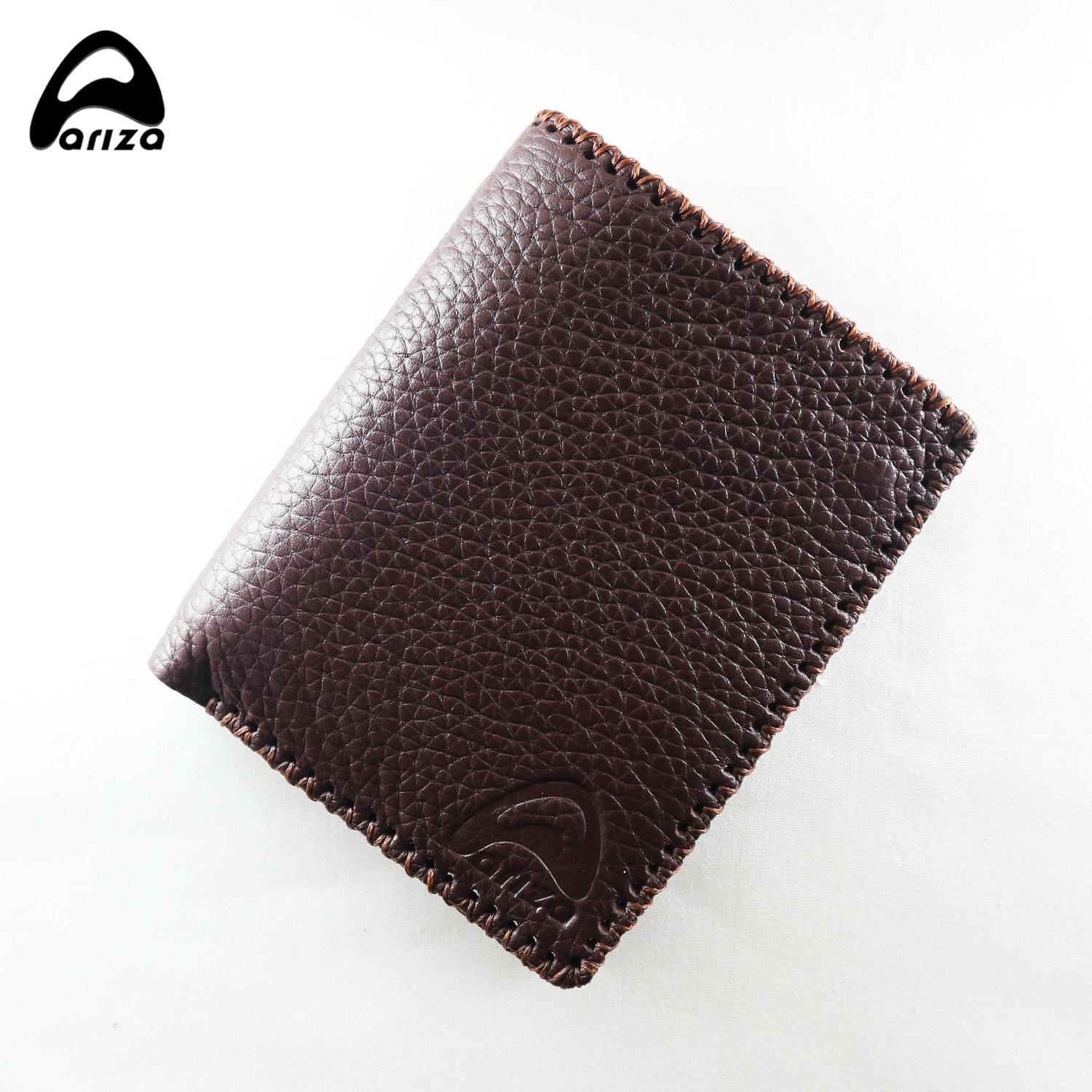 Bóp ví nam da bò thật (100%)Thủ Công ARIZA đứng ( PHAT TIEN SHOP bảo hành 12 tháng)