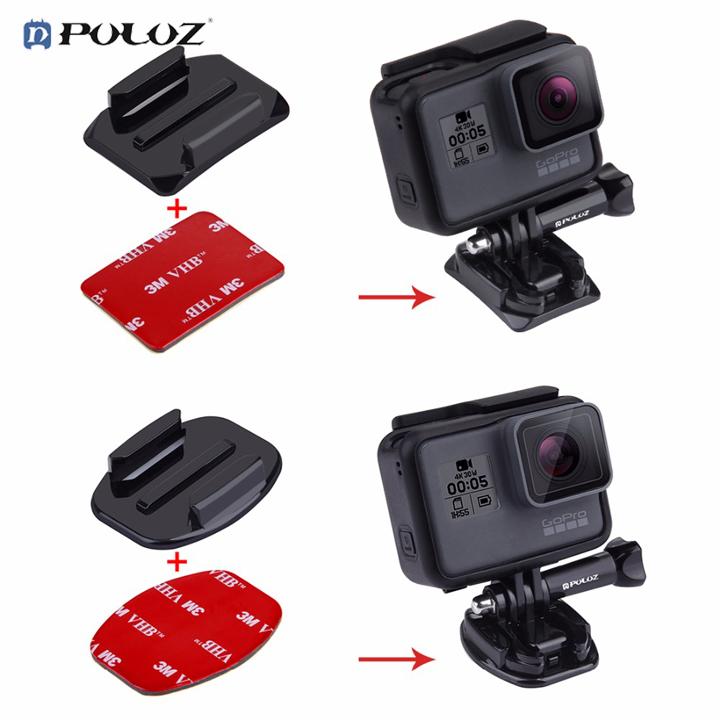 Bộ 4 keo 3M dán nón mũ bảo hiểm và 4 Mount cho GoPro Hero
