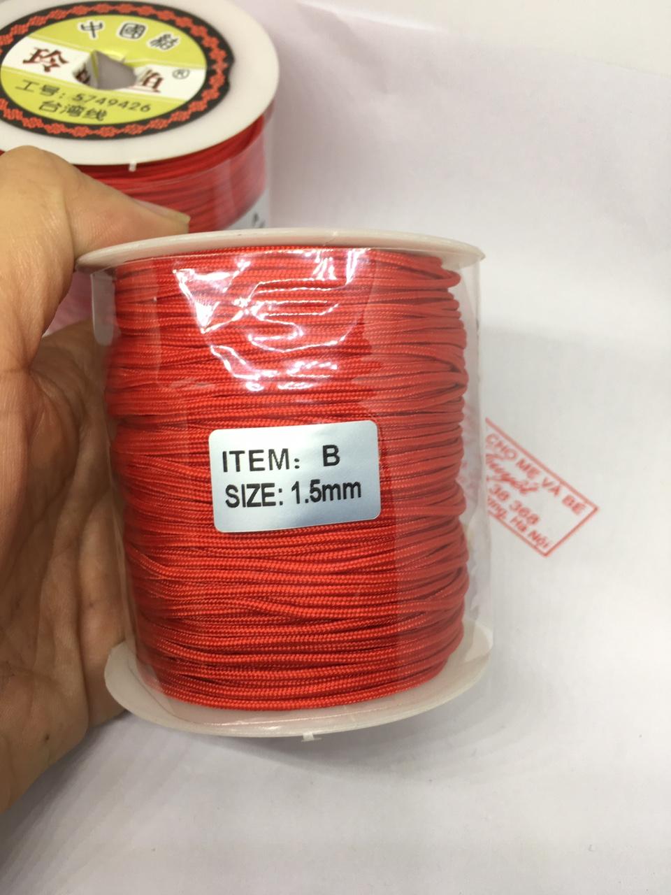 CUỘN DÂY ĐAN VÒNG 100M SIZE 1,5MM