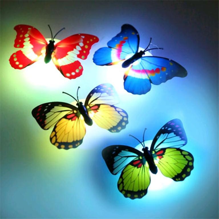 [HCM]Combo 5 Đèn LED dán tường hình bướm 3D