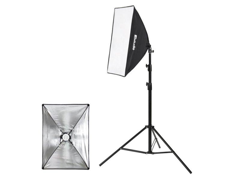 [HCM]Bộ chân đèn softbox chụp sản phẩm e27 50x70cm