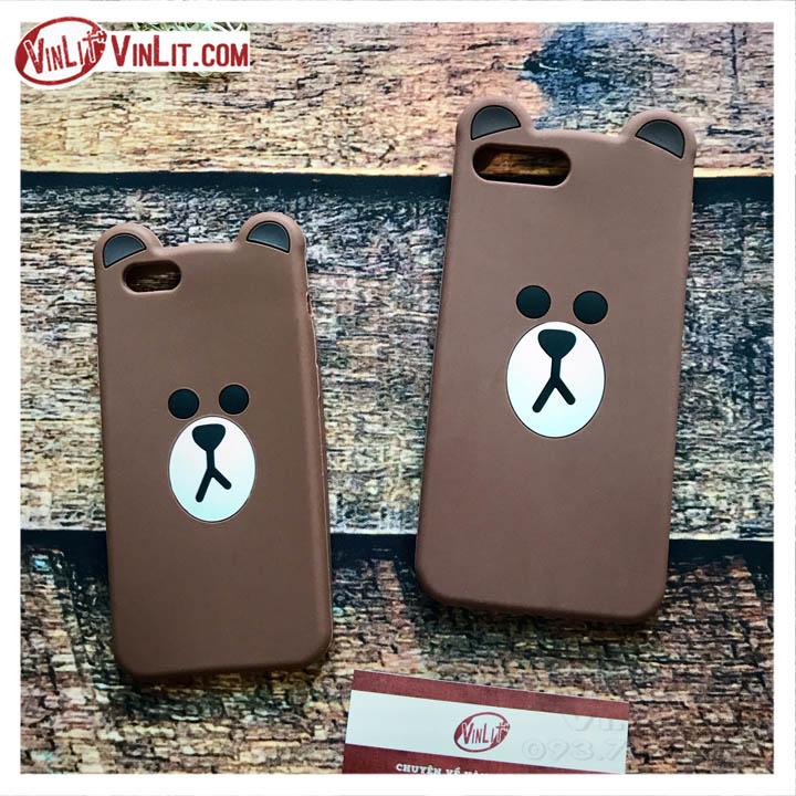 Ốp lưng Iphone silicon gấu brown ốm dễ thương ( ip 6 / 6s ) - IPP181022A3AIP6