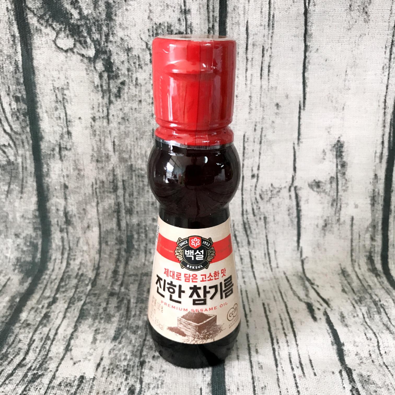 Dầu Mè Hàn Quốc Beksul Chai 110 ml 진한 참기름 110ml