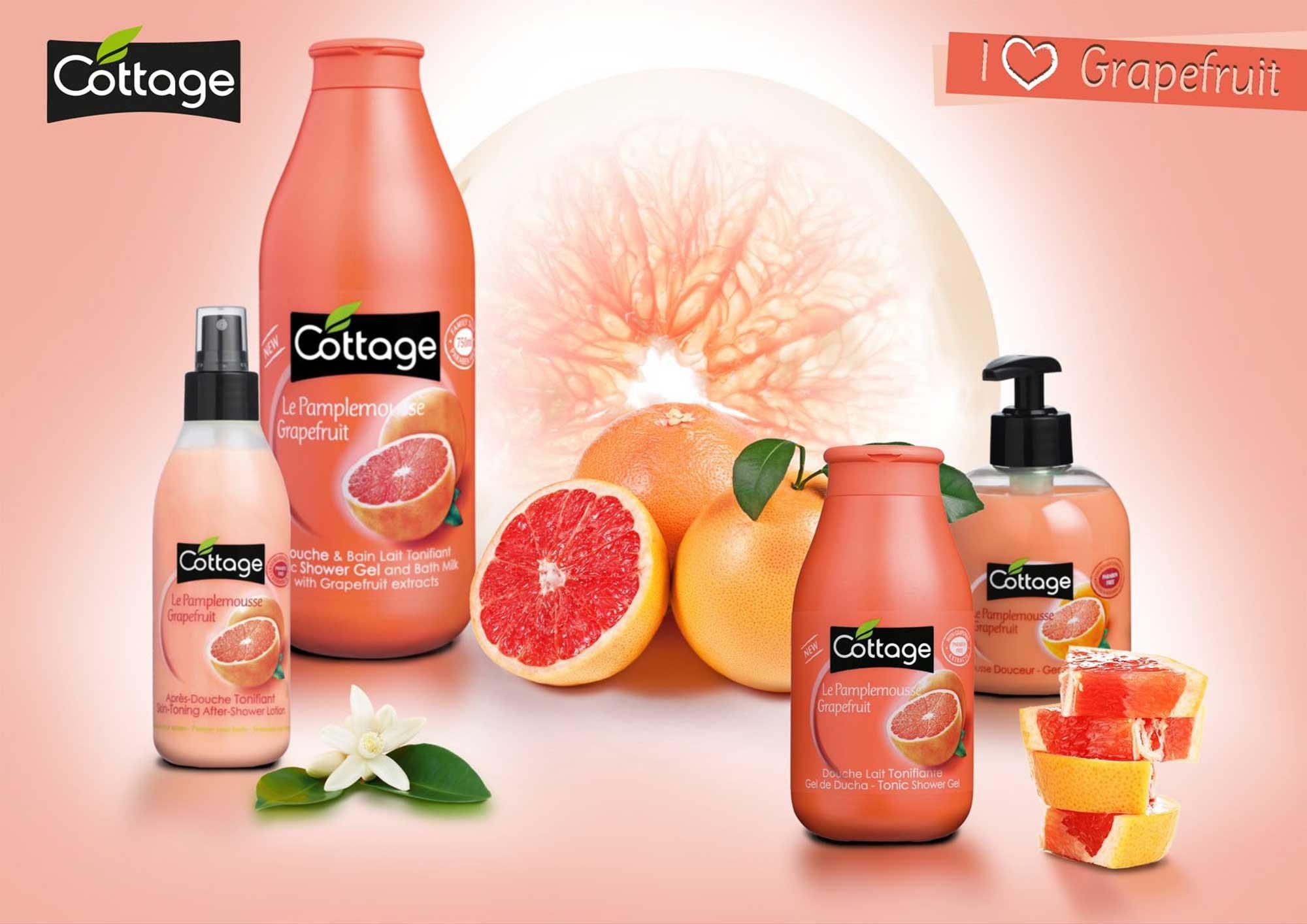 Sữa tắm hương đào Cottage Grapefruit 750ml