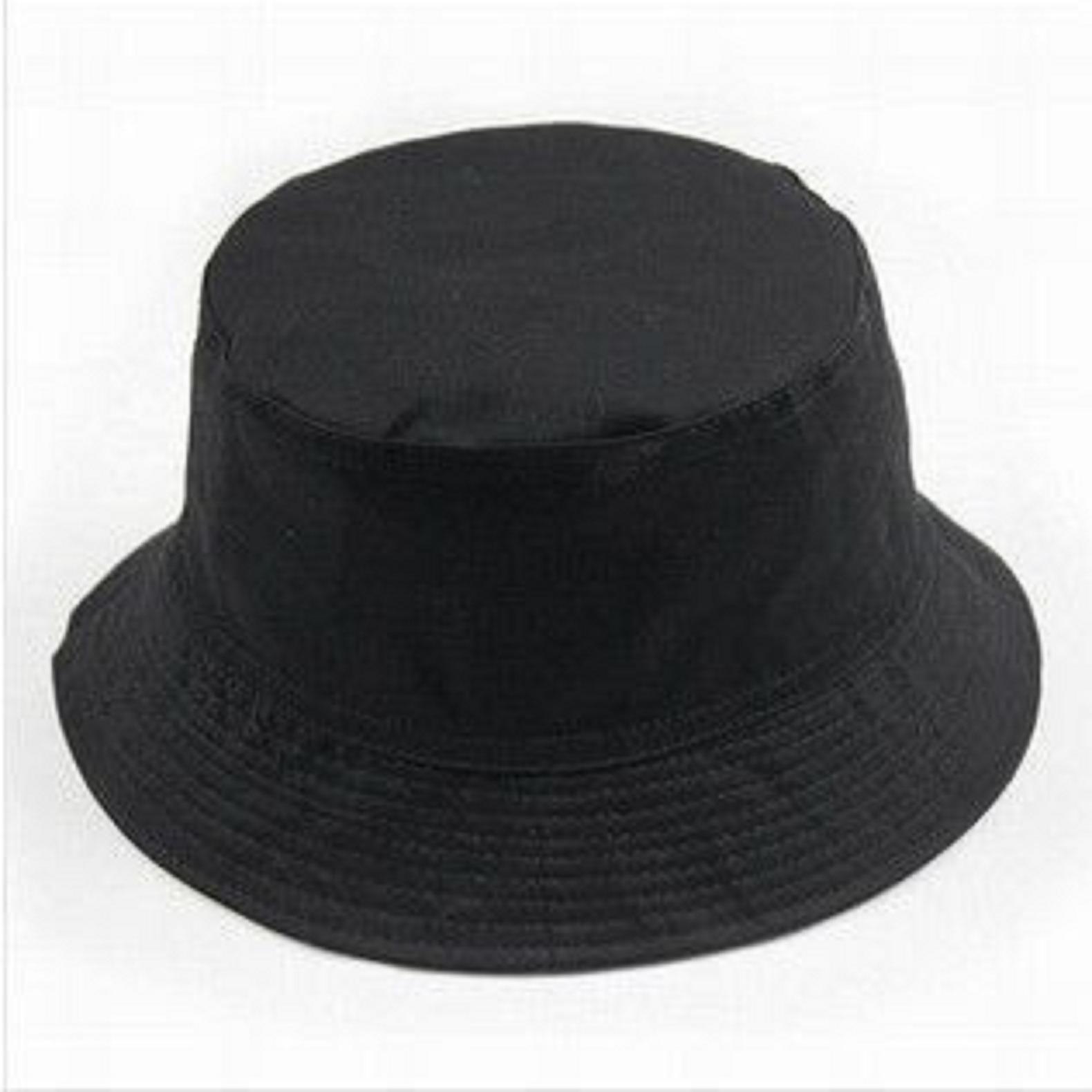 NÓN BUCKET ĐEN TRƠN