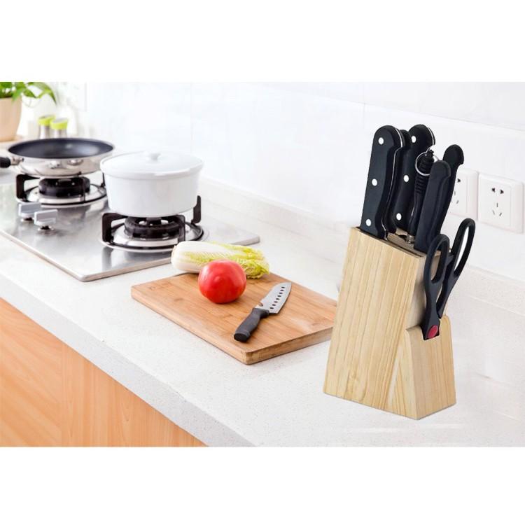 Bộ dao đa năng 7 món kèm hộp gỗ