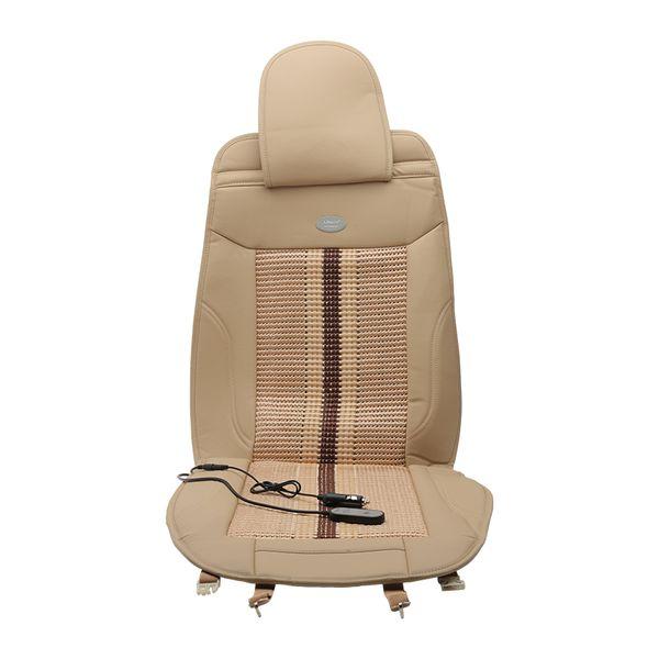 [HCM]ĐỆM GHẾ LÀM MÁT VÀ MASSAGE Ô TÔ L267-CS ( NÂU  KEM )
