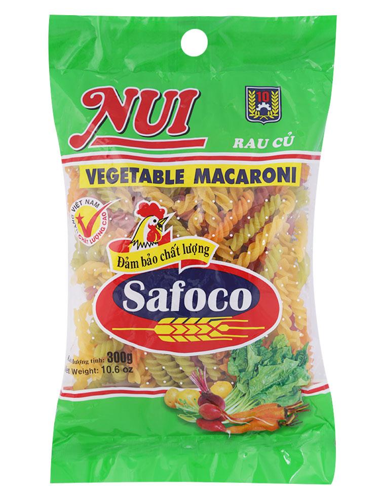 Nui xoắn rau củ Safoco gói 300g sản phẩm tốt chất lượng dễ dàng sử dụng